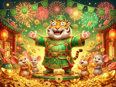 Luxury online casino interface with golden slot machines